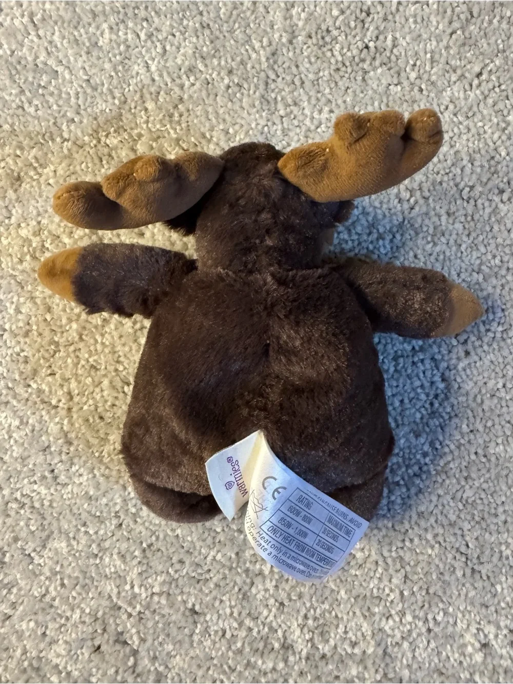 Warmies Plush Brown Moose Stuffed Animal - Soft Forest Friend